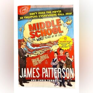 📚NEW | Middle School, The Worst Years of My Life by James Patterson | Paperback